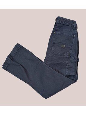 Filson Women’s Work Pants Size 8 Dark Navy Canvas Utility Carpenter Workwear